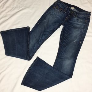True Religion Flare Denim Jeans Size 28